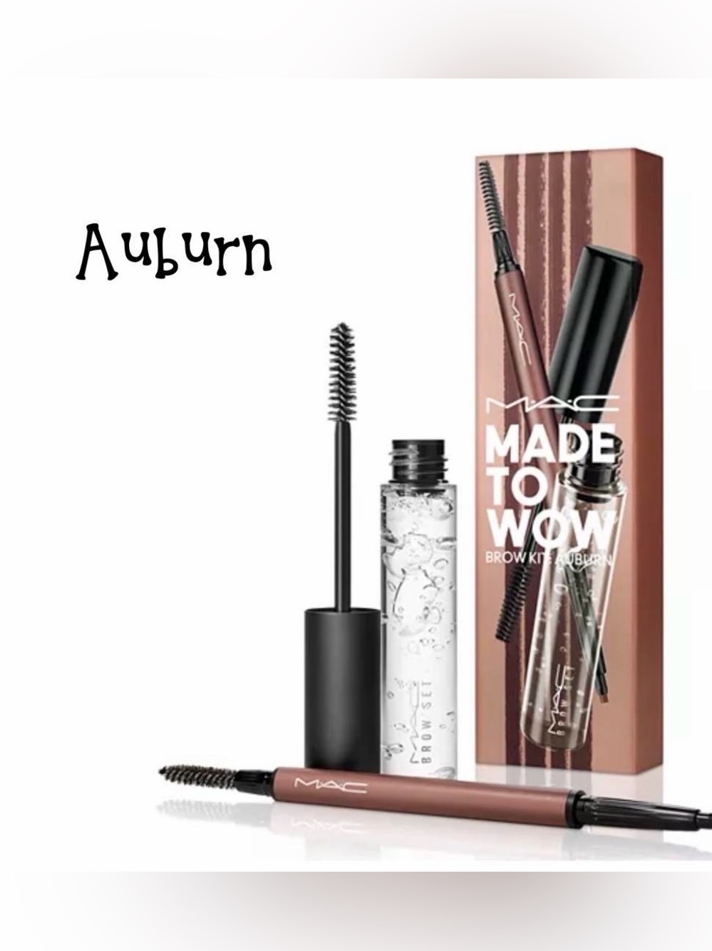 NIB MAC Made to Wow Brow Kit: Auburn
